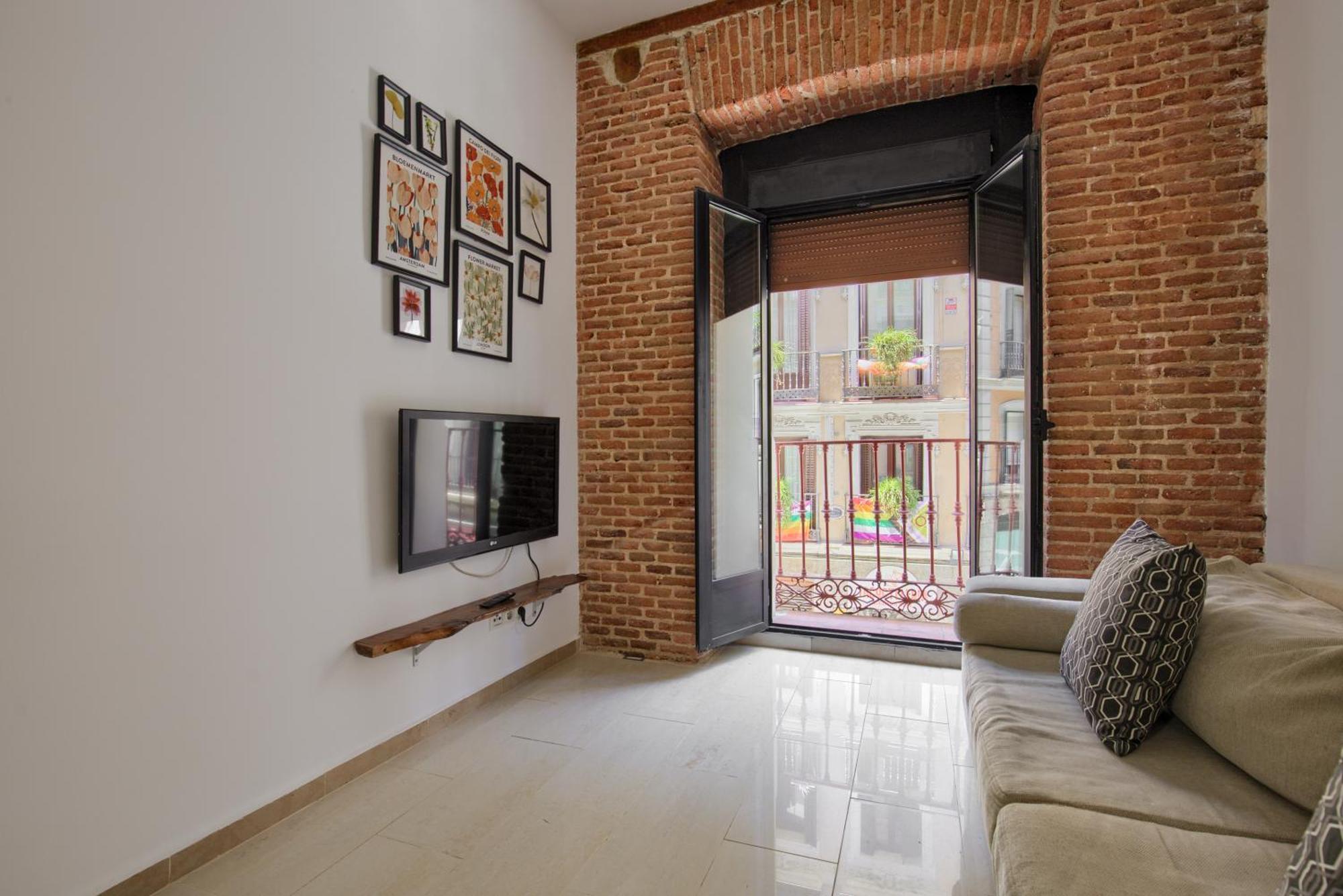 Great Apartment En Gran Via Madrid Bagian luar foto